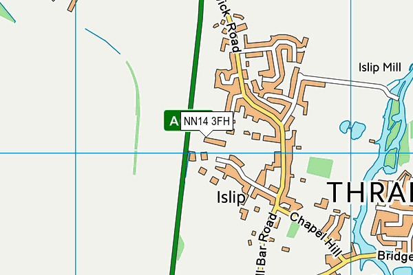 NN14 3FH map - OS VectorMap District (Ordnance Survey)