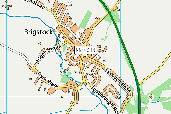 NN14 3HN map - OS VectorMap District (Ordnance Survey)