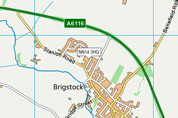 NN14 3HQ map - OS VectorMap District (Ordnance Survey)