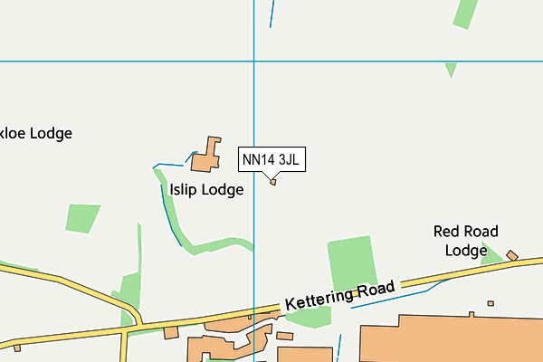 NN14 3JL map - OS VectorMap District (Ordnance Survey)