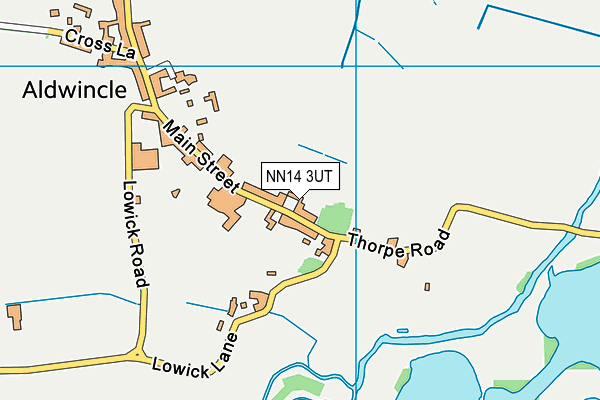 NN14 3UT map - OS VectorMap District (Ordnance Survey)