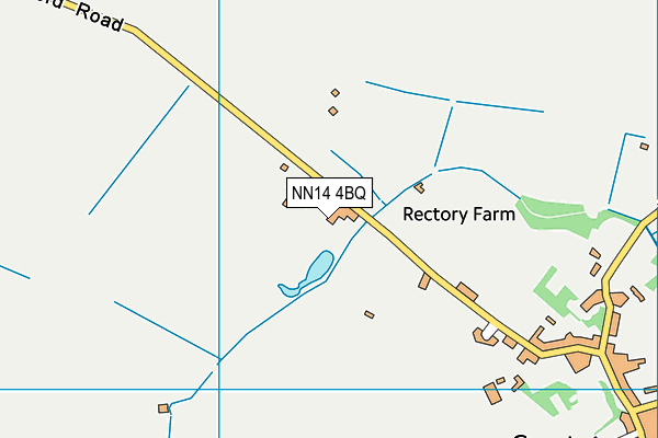 NN14 4BQ map - OS VectorMap District (Ordnance Survey)