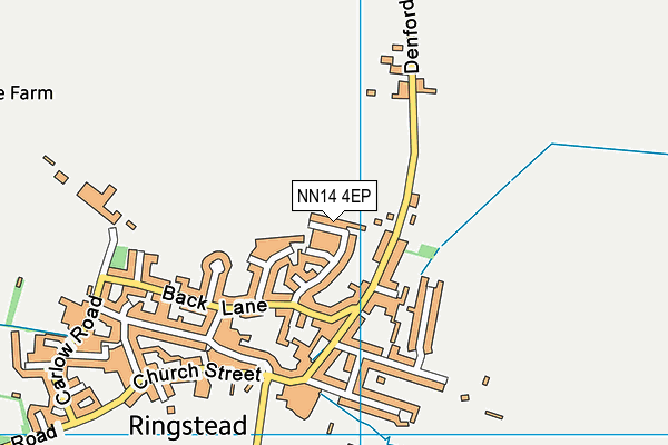 NN14 4EP map - OS VectorMap District (Ordnance Survey)