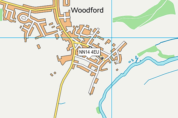 NN14 4EU map - OS VectorMap District (Ordnance Survey)