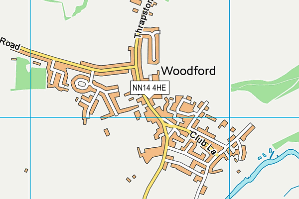 Map of COTTESBROOKE ESTATES LIMITED at district scale