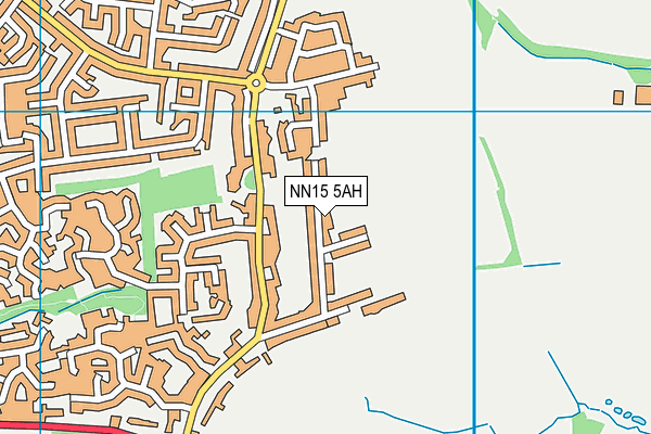 NN15 5AH map - OS VectorMap District (Ordnance Survey)