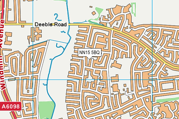 NN15 5BQ map - OS VectorMap District (Ordnance Survey)