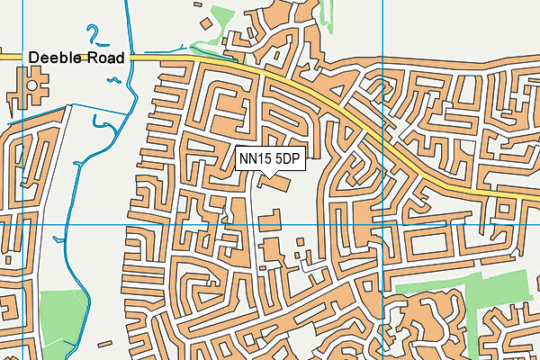 NN15 5DP map - OS VectorMap District (Ordnance Survey)