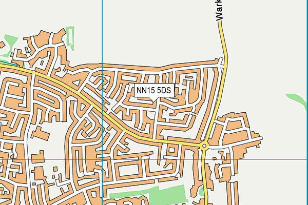 NN15 5DS map - OS VectorMap District (Ordnance Survey)