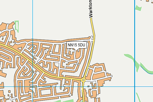 NN15 5DU map - OS VectorMap District (Ordnance Survey)