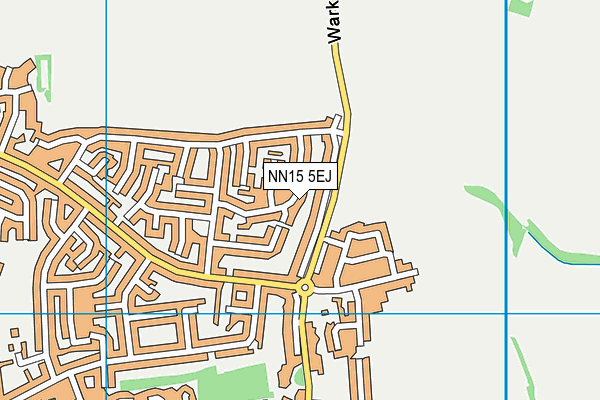 NN15 5EJ map - OS VectorMap District (Ordnance Survey)