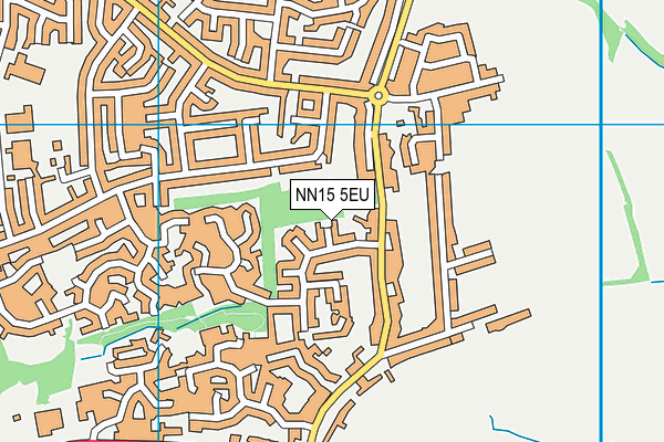 NN15 5EU map - OS VectorMap District (Ordnance Survey)