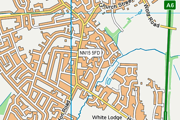 NN15 5FD map - OS VectorMap District (Ordnance Survey)
