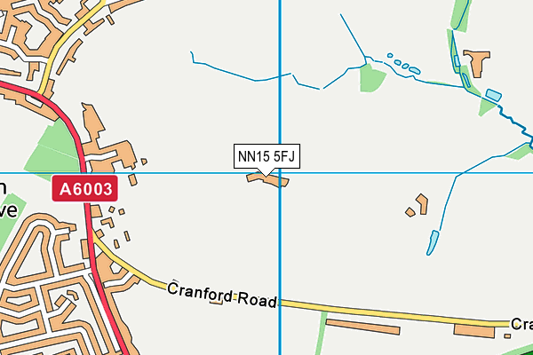 NN15 5FJ map - OS VectorMap District (Ordnance Survey)