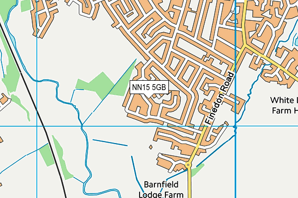 NN15 5GB map - OS VectorMap District (Ordnance Survey)
