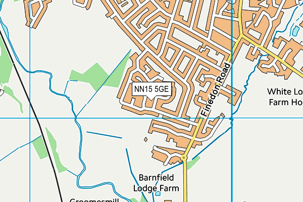 NN15 5GE map - OS VectorMap District (Ordnance Survey)