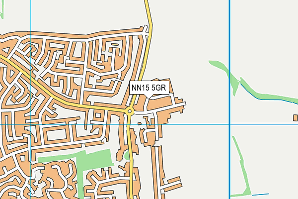 NN15 5GR map - OS VectorMap District (Ordnance Survey)