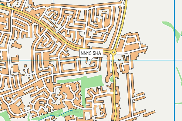 NN15 5HA map - OS VectorMap District (Ordnance Survey)