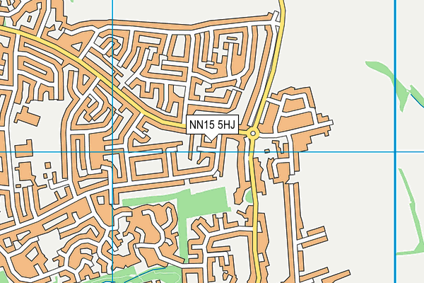 NN15 5HJ map - OS VectorMap District (Ordnance Survey)