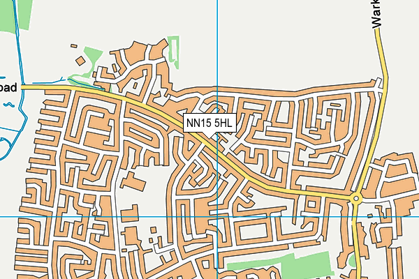 NN15 5HL map - OS VectorMap District (Ordnance Survey)