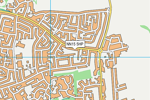 NN15 5HP map - OS VectorMap District (Ordnance Survey)