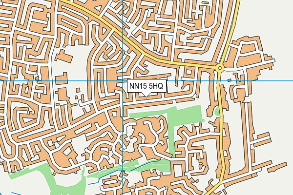 NN15 5HQ map - OS VectorMap District (Ordnance Survey)