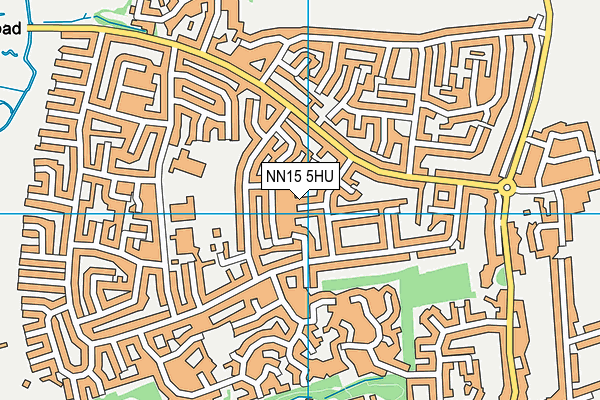 NN15 5HU map - OS VectorMap District (Ordnance Survey)