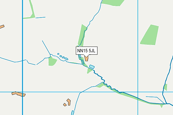 NN15 5JL map - OS VectorMap District (Ordnance Survey)