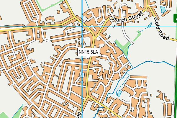 NN15 5LA map - OS VectorMap District (Ordnance Survey)