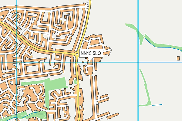 NN15 5LQ map - OS VectorMap District (Ordnance Survey)