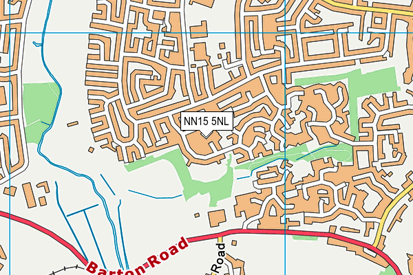NN15 5NL map - OS VectorMap District (Ordnance Survey)