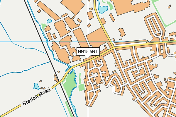 NN15 5NT map - OS VectorMap District (Ordnance Survey)
