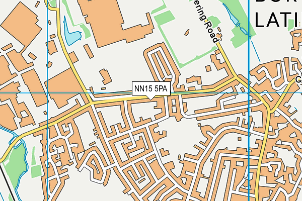 NN15 5PA map - OS VectorMap District (Ordnance Survey)