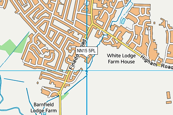 NN15 5PL map - OS VectorMap District (Ordnance Survey)