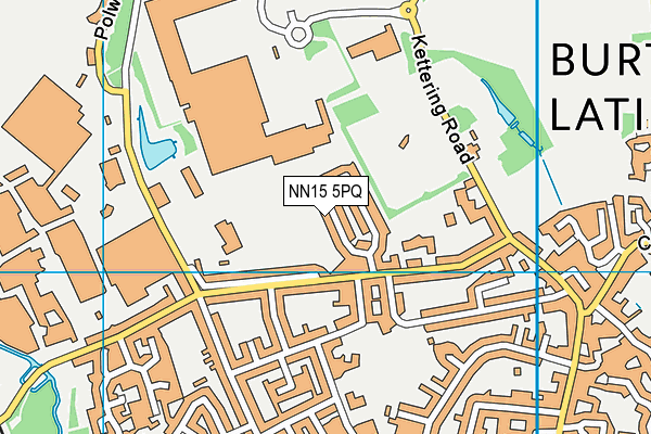 NN15 5PQ map - OS VectorMap District (Ordnance Survey)