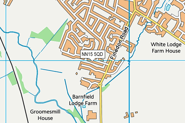 NN15 5QD map - OS VectorMap District (Ordnance Survey)