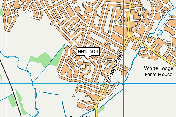 NN15 5QH map - OS VectorMap District (Ordnance Survey)