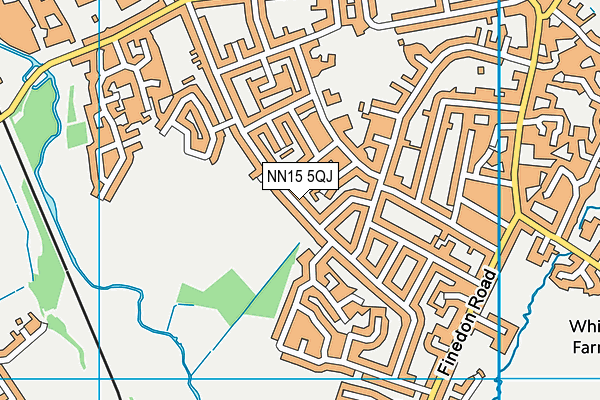 NN15 5QJ map - OS VectorMap District (Ordnance Survey)