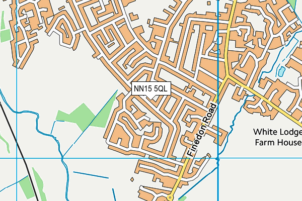 NN15 5QL map - OS VectorMap District (Ordnance Survey)
