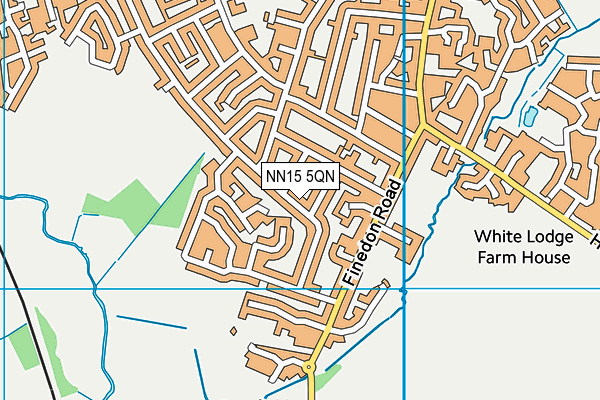 NN15 5QN map - OS VectorMap District (Ordnance Survey)