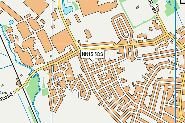 NN15 5QS map - OS VectorMap District (Ordnance Survey)