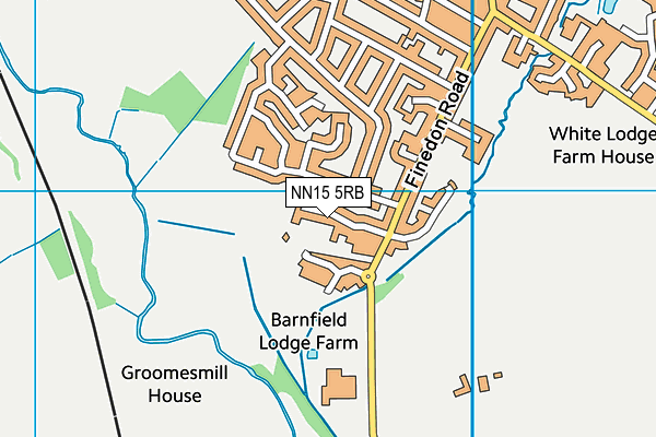 NN15 5RB map - OS VectorMap District (Ordnance Survey)