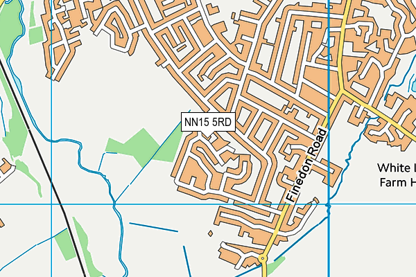 NN15 5RD map - OS VectorMap District (Ordnance Survey)