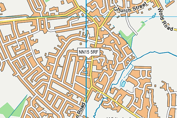 NN15 5RF map - OS VectorMap District (Ordnance Survey)