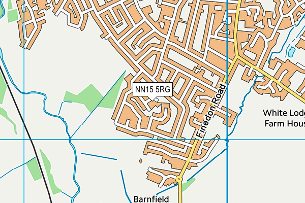 NN15 5RG map - OS VectorMap District (Ordnance Survey)