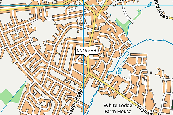 NN15 5RH map - OS VectorMap District (Ordnance Survey)