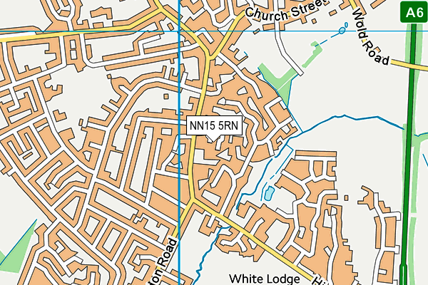 NN15 5RN map - OS VectorMap District (Ordnance Survey)