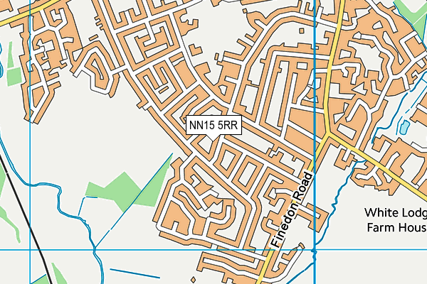 NN15 5RR map - OS VectorMap District (Ordnance Survey)