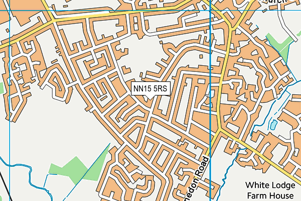 NN15 5RS map - OS VectorMap District (Ordnance Survey)