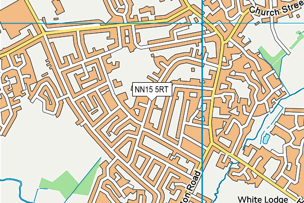 NN15 5RT map - OS VectorMap District (Ordnance Survey)